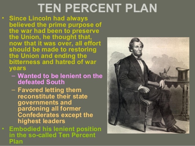 Lincoln Announces 10% Plan