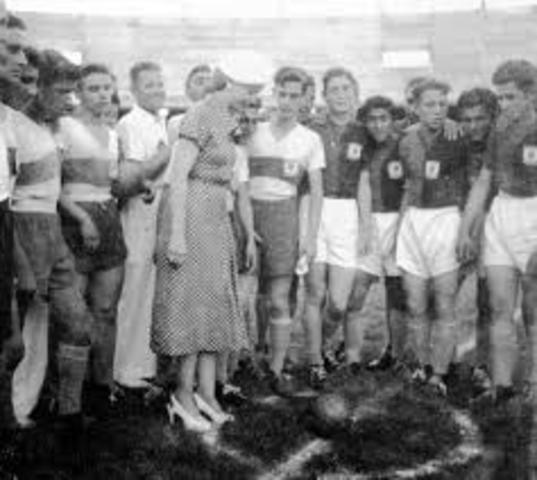 Eva embarked on a much-publicized