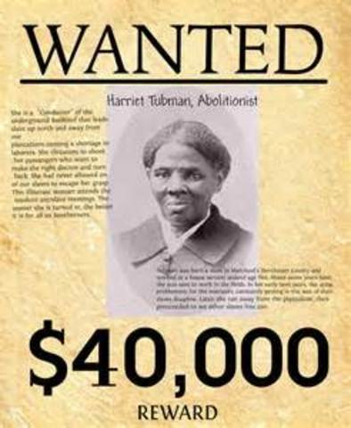 Harriet Tubman is Wanted