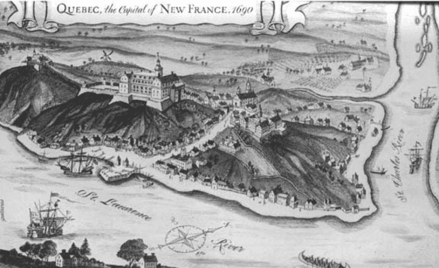 Samuel de Champlain founds Quebec