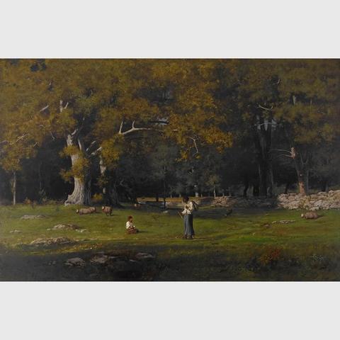 "An Old Roadway" by George Inness