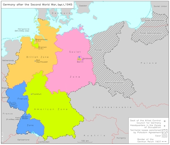the divison of germany