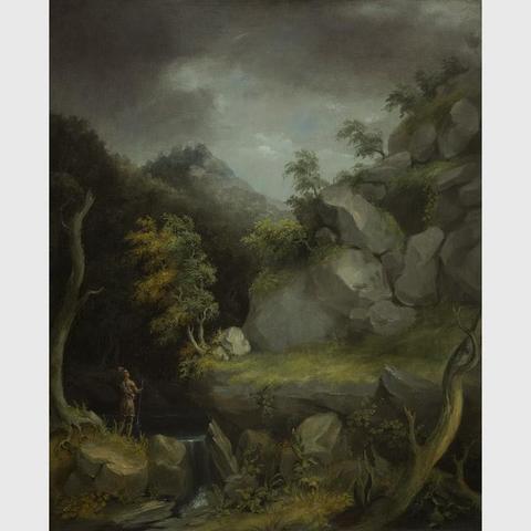 Landscape with Indian