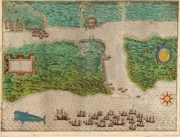 Sir Francis Drake Attack on St. Augustine