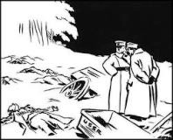 Stalin attacks Finland