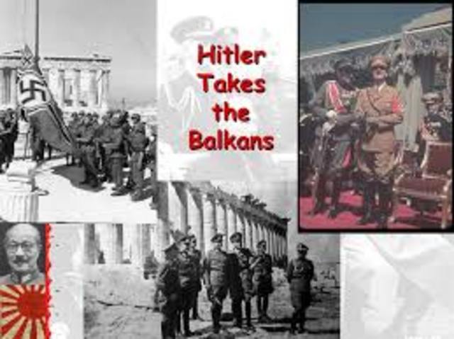 Hitler takes over the Balkans