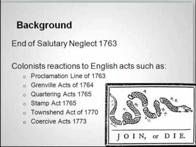 Salutary Neglect to Parliamentary Sovereignty