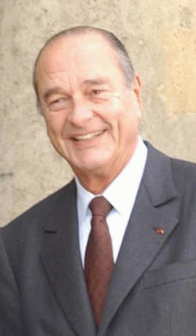 Elección del presidente Jacques Chirac