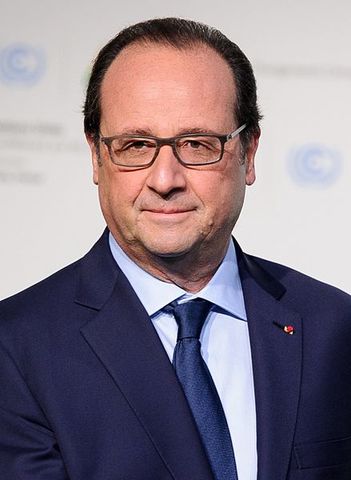 Elección del presidente François Hollande