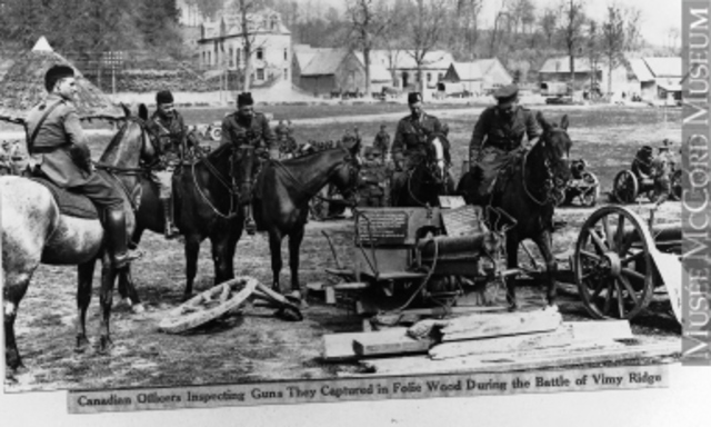 Les troupes canadiennes sont réunies