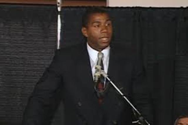 Magic Johnson's HIV announcement