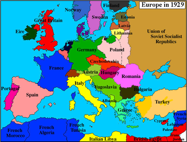MAP OF THE GREAT DEPRESSION