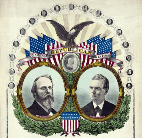 Hayes Declared presidant;Reconstruction Ends