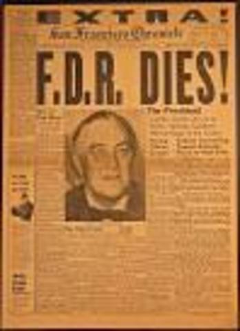 The Death of FDR