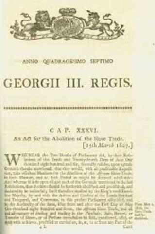 The End of the Slave Trade