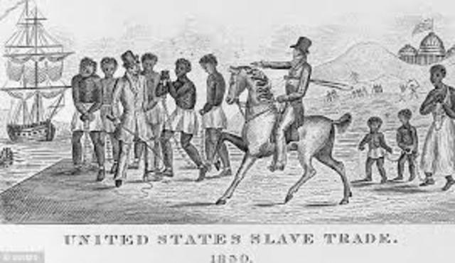 wen slaves first came to america