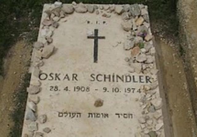 Schindler was buried