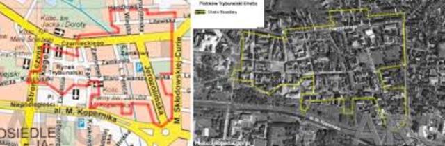 Germans esablished a ghetto in Piotrków Trybunalski, Poland