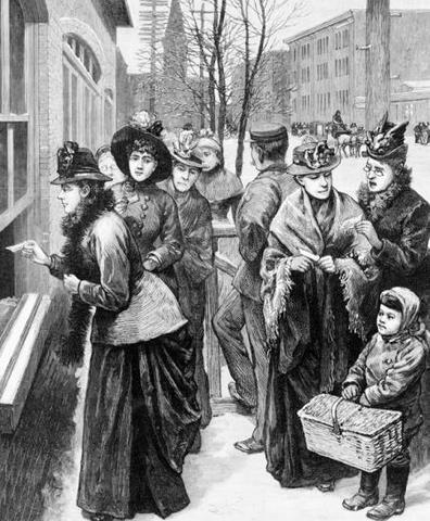 Women in Wyoming vote