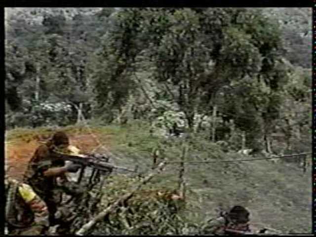 concentracion de los Guerrilleros en zonas de mayor elevacion de  El Salvador