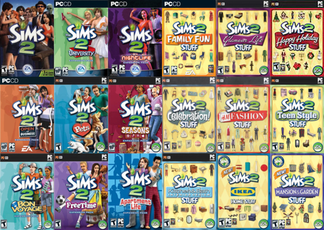 The Sims 2 Expansions