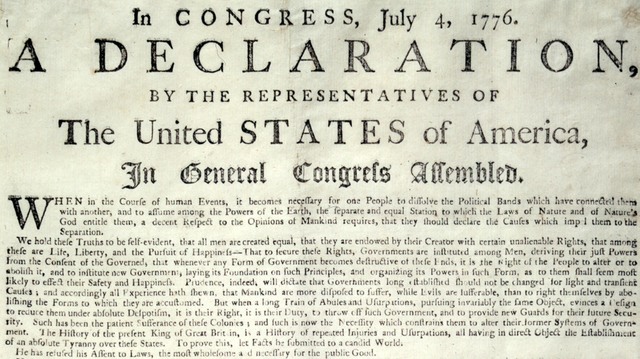 Declaration of Independence