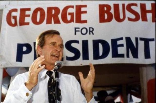 George H.W. Bush elected President