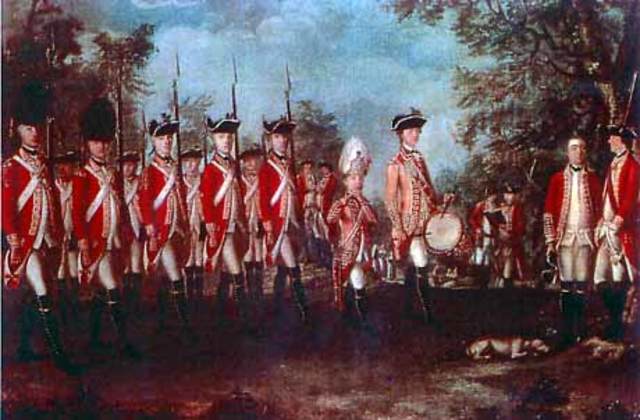 British Troops Arrive at Boston