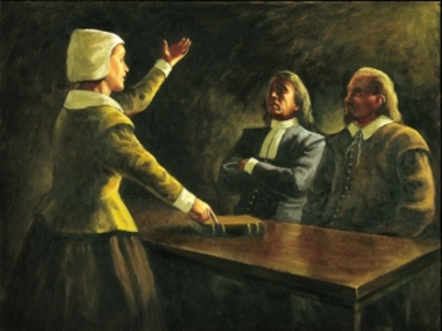 Anne Hutchinson banished