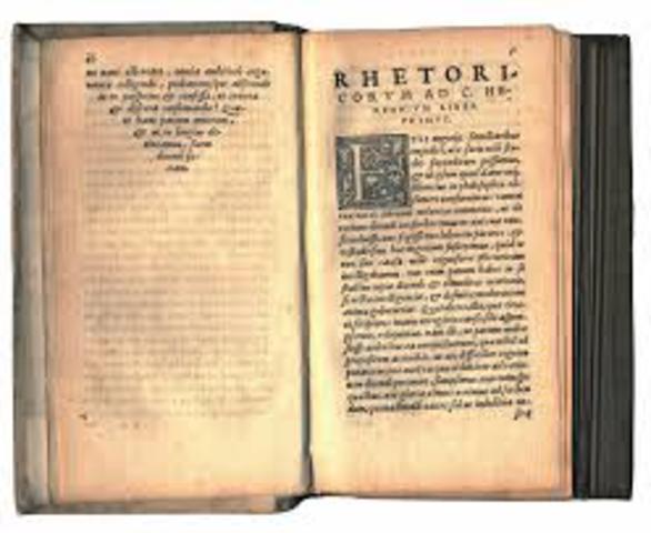 Rhetórica AD HERENNIUM ( 82 A.C)