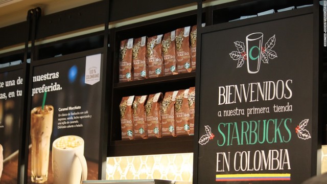 Starbucks in Colombia!