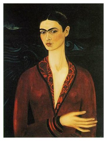 Frida Kahlo Starts Painting