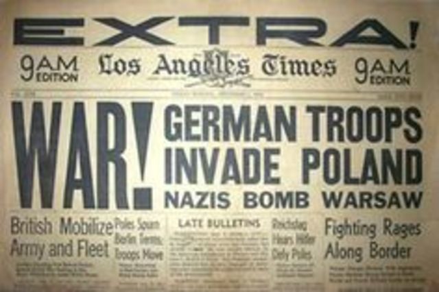 Germany Invades Poland, Starting WWII