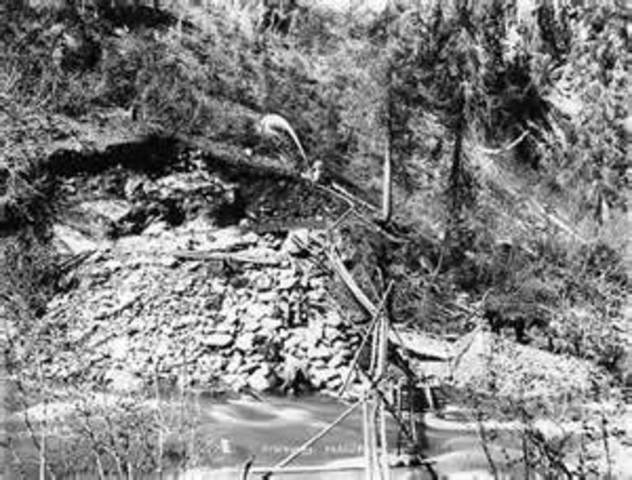 Gold discovered at Porcupine Creek