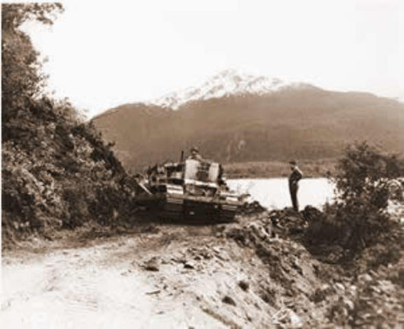 Haines Cut-Off Highway built
