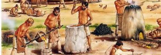 LA EDAD DE HIERRO  poco antes del año 1000 a. C.