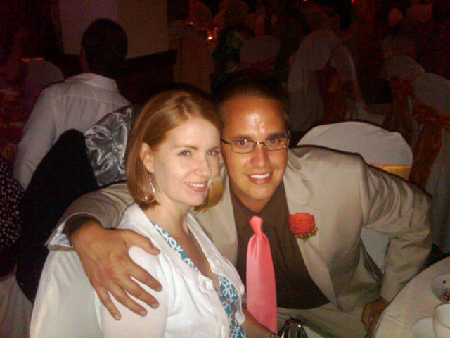 Mr. Taylor marries his wife, Bethany