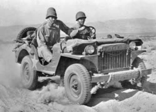 Jeep introduced and used in WWII