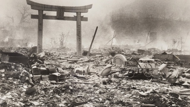 Caída de la bomba atómica en Hiroshima y Nagasaki
