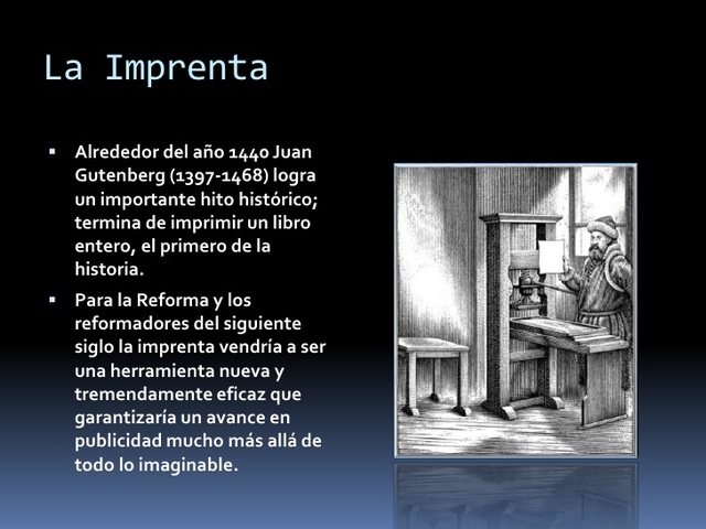 Invención de la imprenta