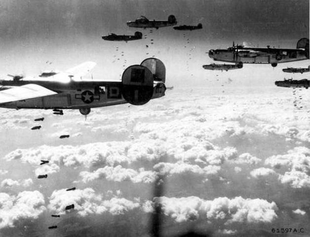 U.S aerial bombing campaign was launched
