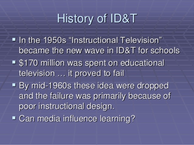 Instructional television