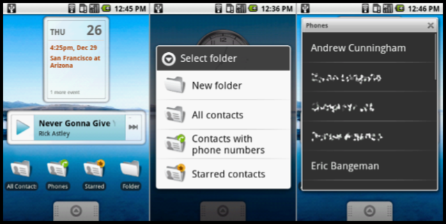 ANDROID 1.5 - CUPCAKE