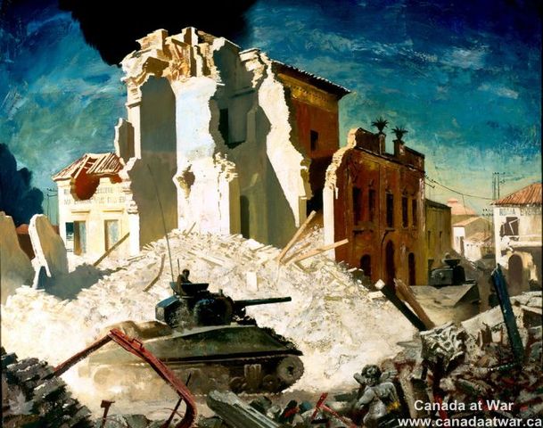 The Battle of Ortona(Italy)