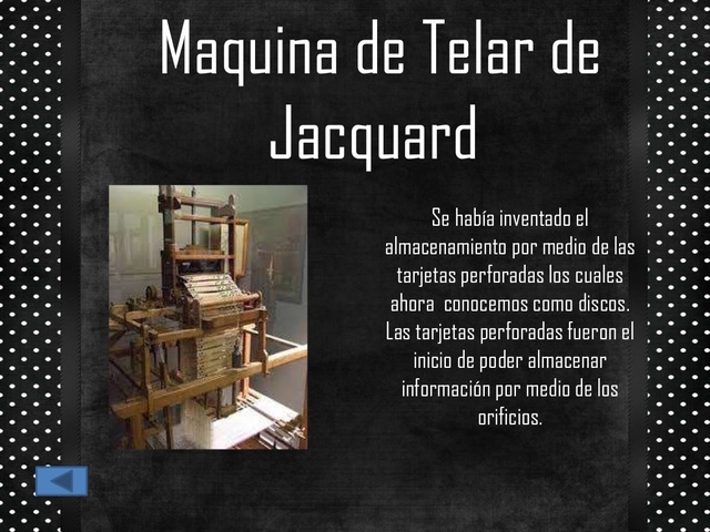 MAQUINA DE TELAR DE JACQUARD