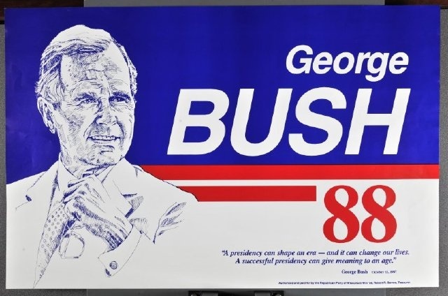George H.W. Bush elected president