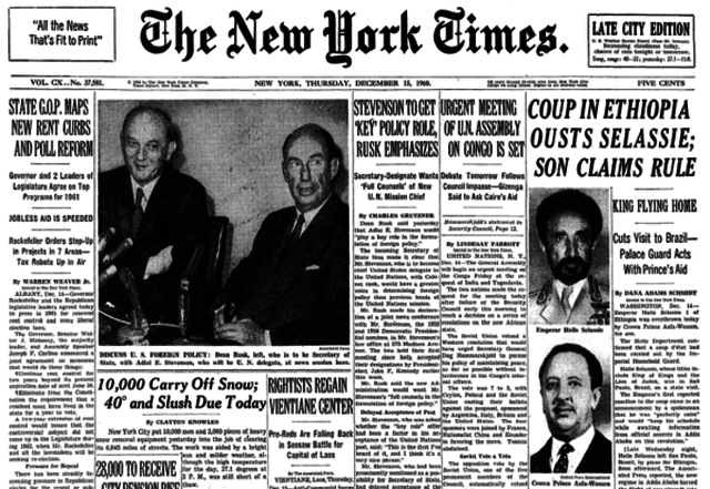 First attempt at military coup