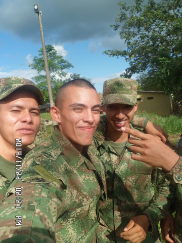 terminando servicio militar