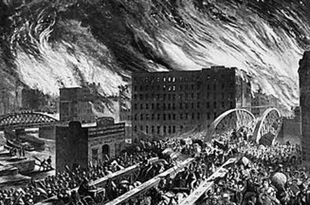 The Great fire of Chicago