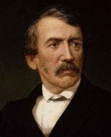 Henry Morton Stanley encounters David Livingstone